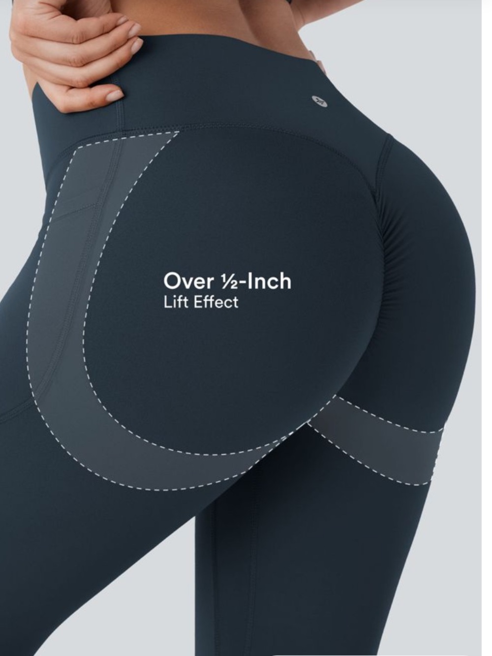 HALARA High-Waist ultra sculpt Leggings with Side Pockets - Picture 7 of 9